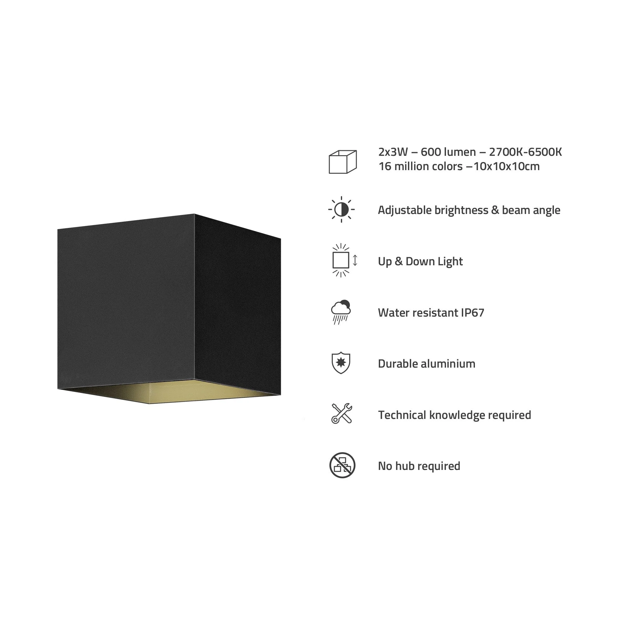 Hombli Smart Outdoor Wall Light v2