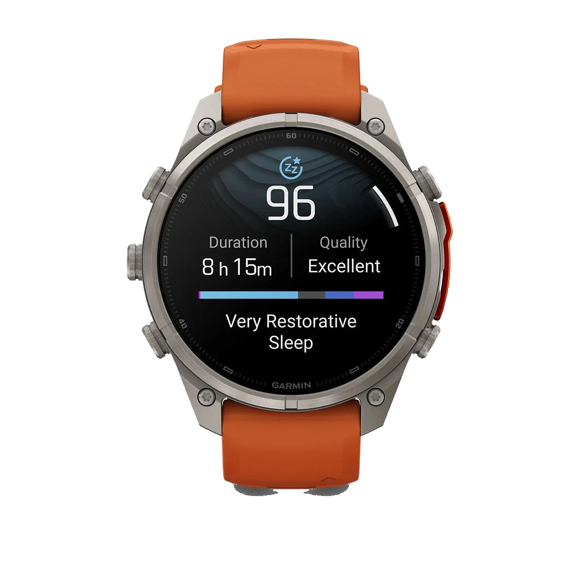 Garmin Fenix 9 Pro 47mm LTE - Grátt/appelsínugult