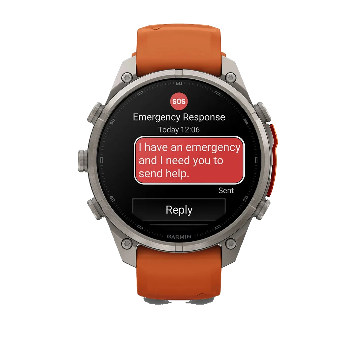 Garmin Fenix 9 Pro 47mm LTE - Grátt/appelsínugult