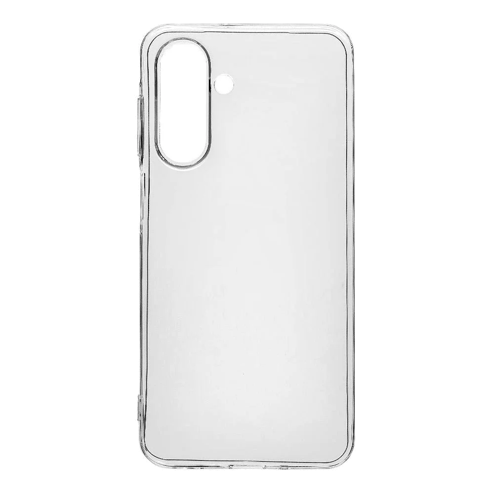 LUNE Obal:me clear silicone protective case for Samsung Galaxy A17 with precise camera cutout