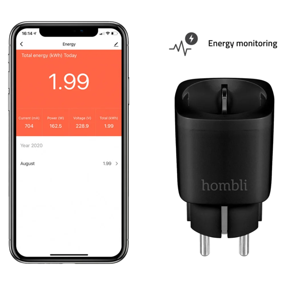 Hombli Smart Socket - Svört