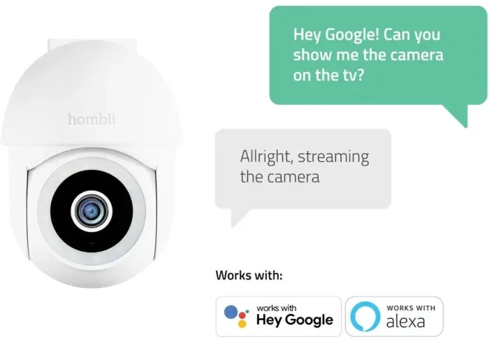 HOMBLI Smart Pan & Tilt Cam (indoor/outdoor)