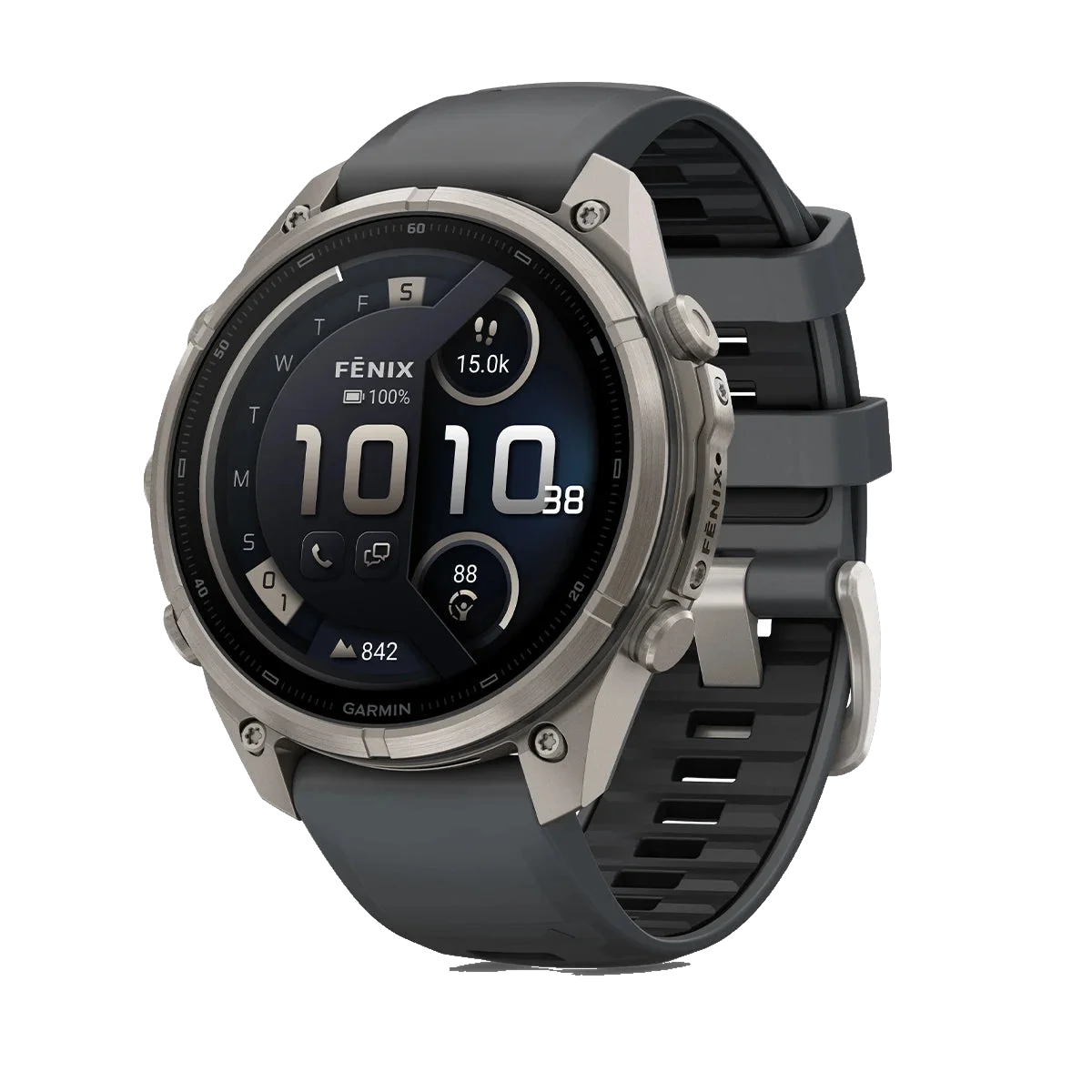 Garmin Fenix 9 Pro 47mm LTE - Grátt/Grafít