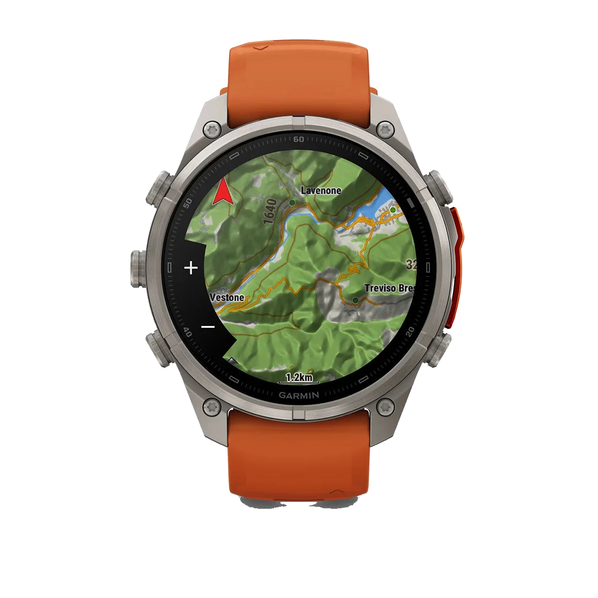Garmin Fenix 9 Pro 47mm LTE - Grátt/appelsínugult