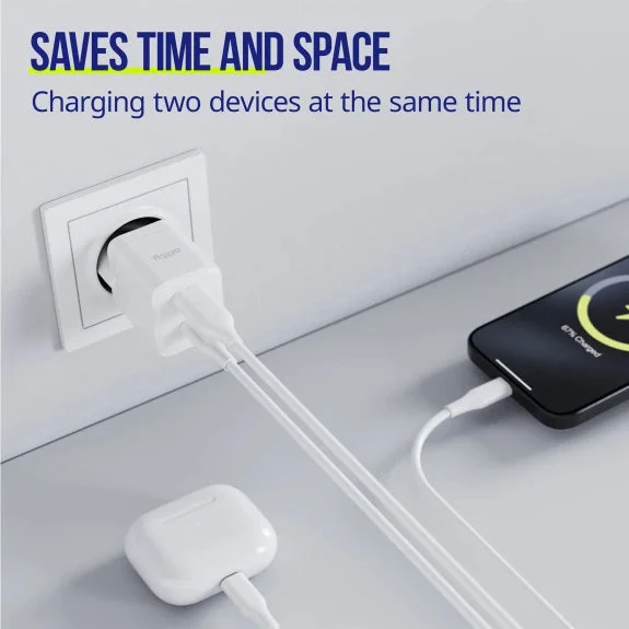 Allity Wall Charger GaN PD 20w USB-C/USB-A