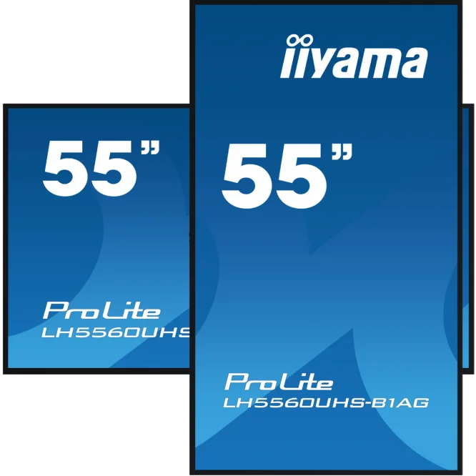 iiyama LH60, 55" 4K UHD, Signage 24/7,m/Wallmount