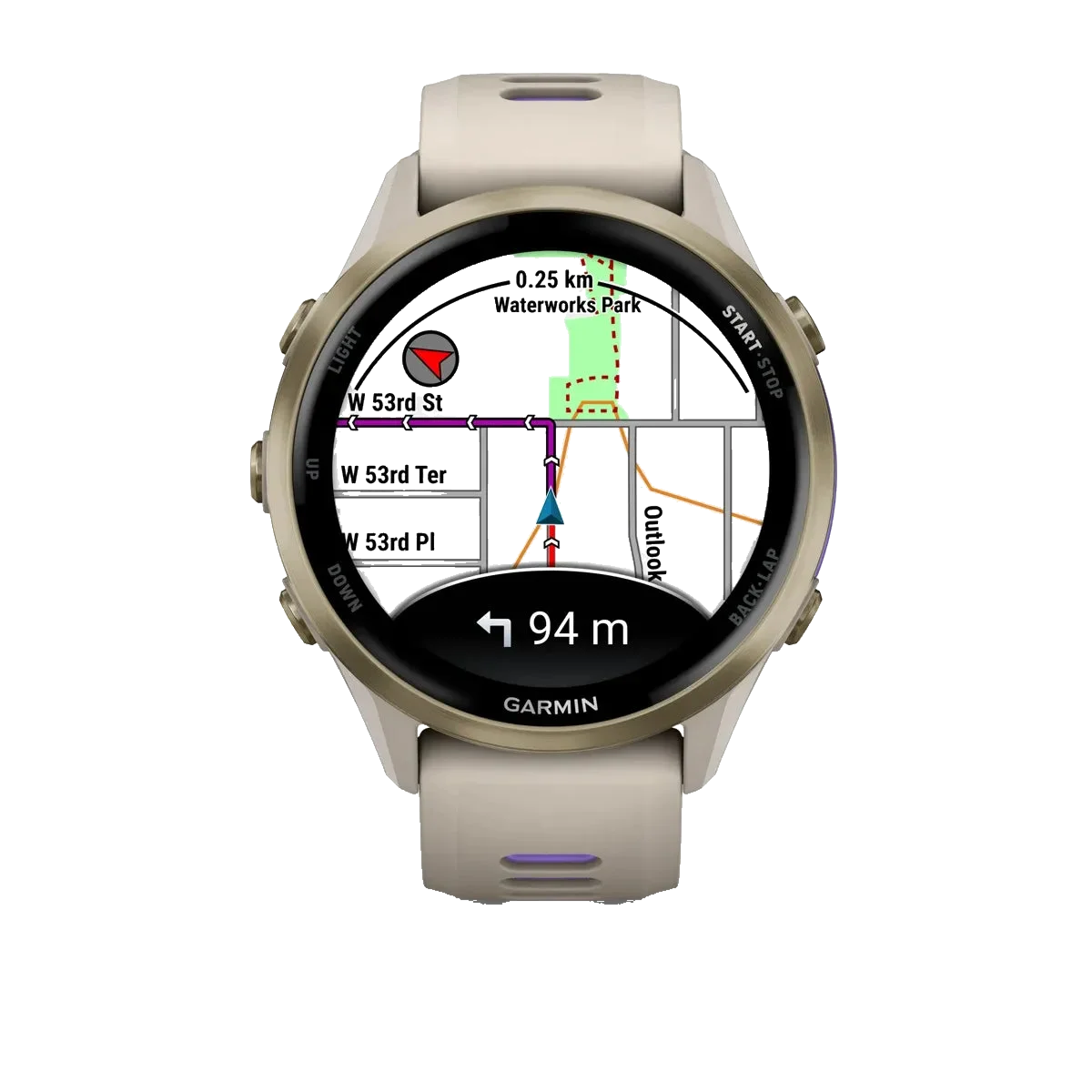Garmin Forerunner 970 47mm - Fransgrátt