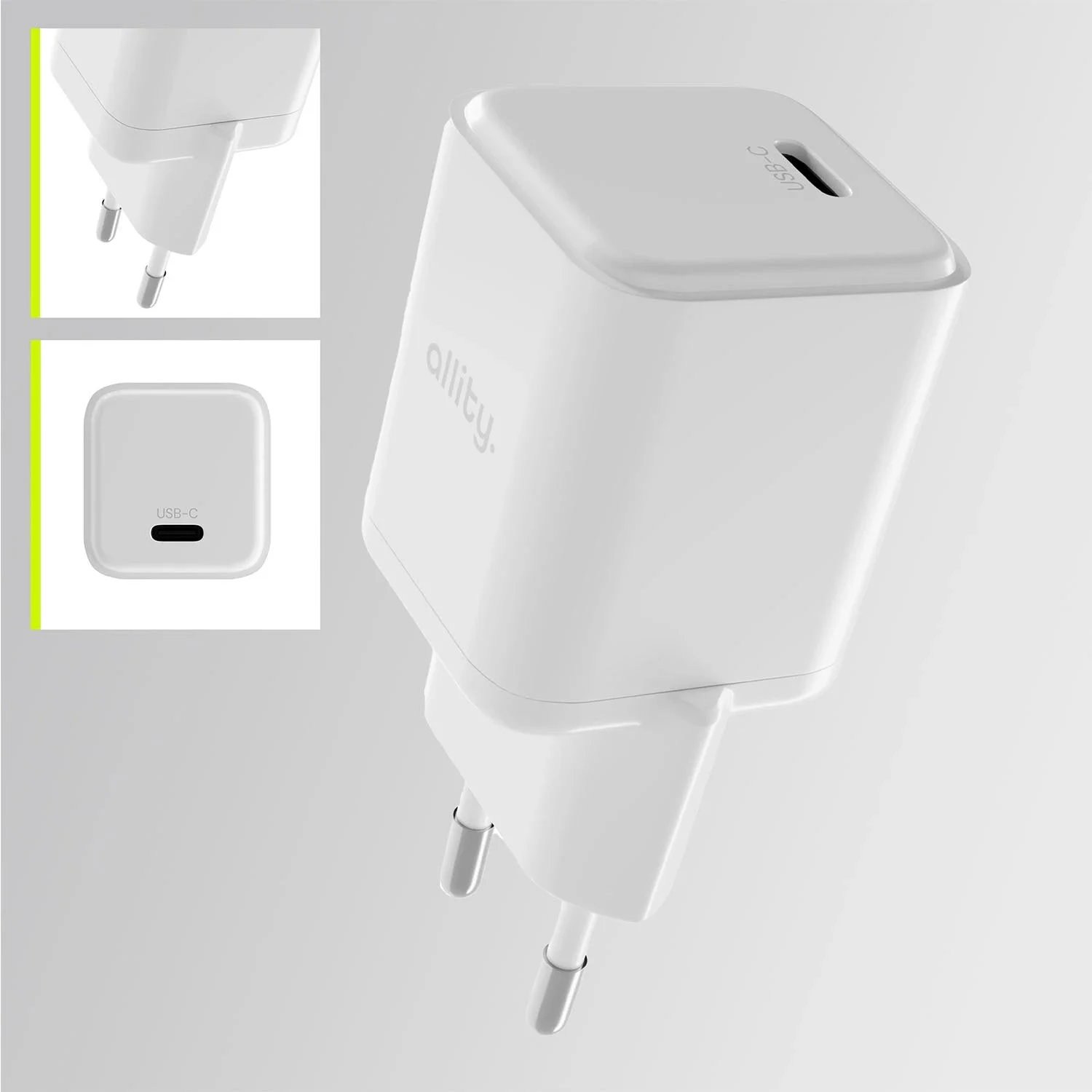 Allity Wall Charger GaN PD 20w USB-C