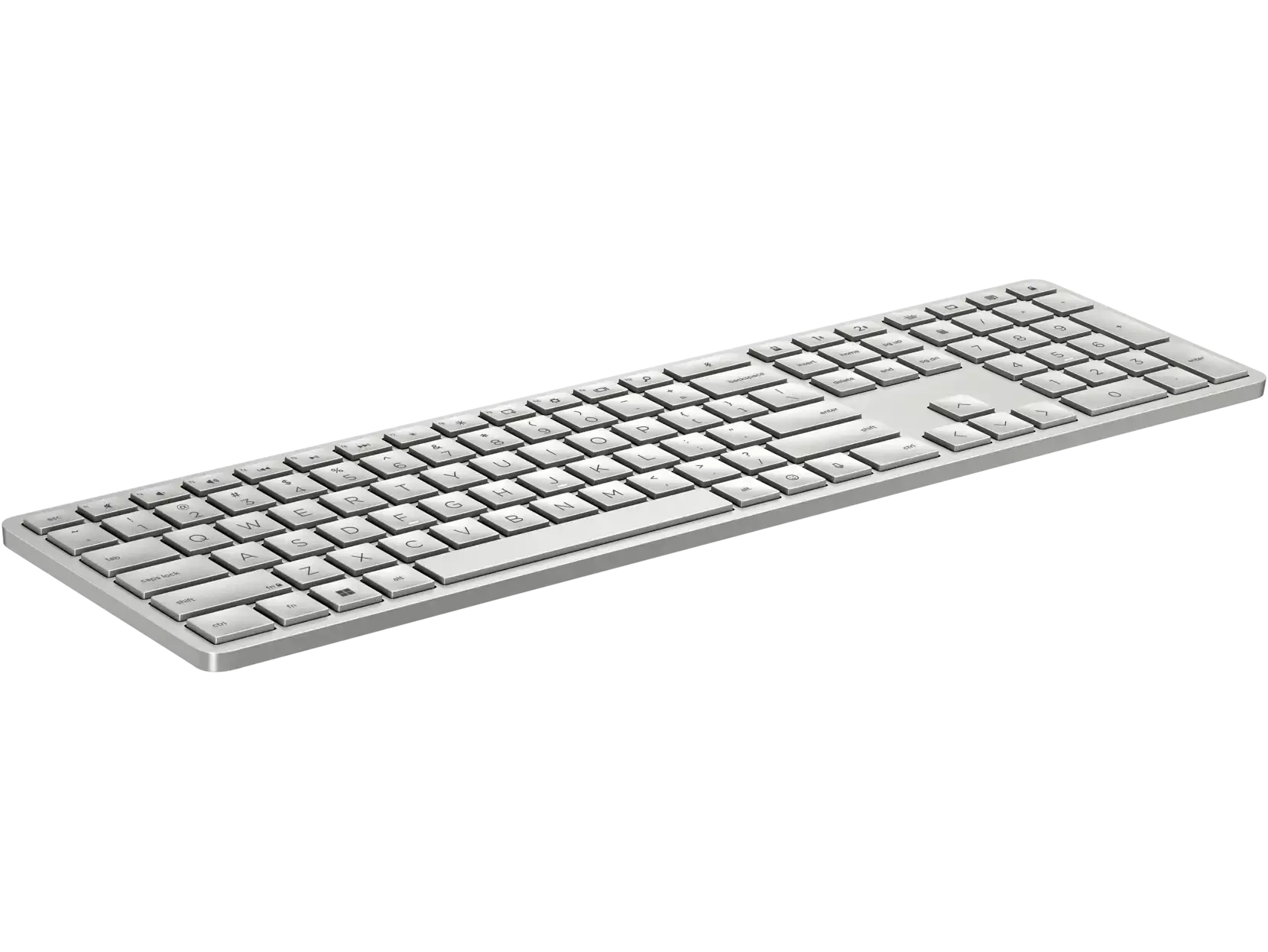 HP 970 Þráðlaust silver lyklaborð - Programmable