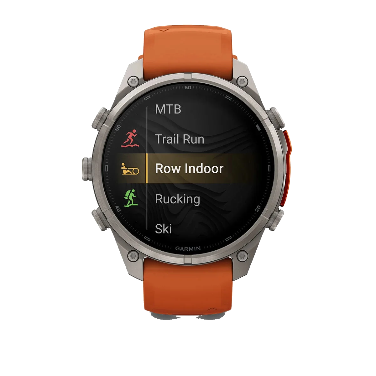 Garmin Fenix 9 Pro 47mm LTE - Grátt/appelsínugult
