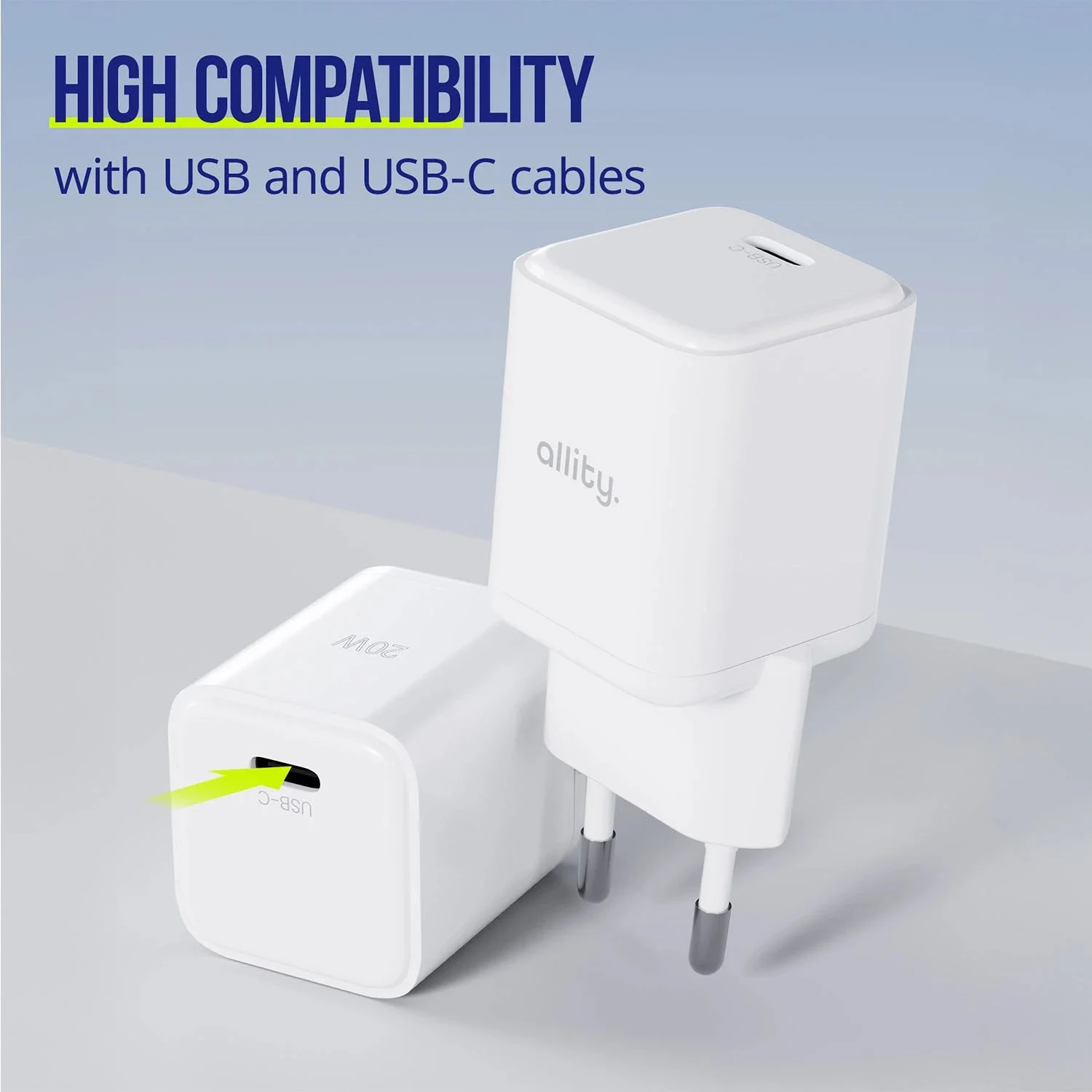 Allity Wall Charger GaN PD 20w USB-C
