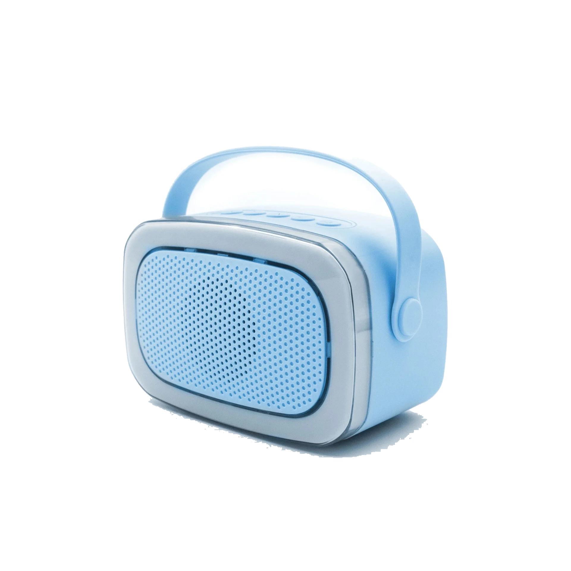 LALARMA KARAOKE WITH LIGHTS AND TWO MICROPHONE - BLUE