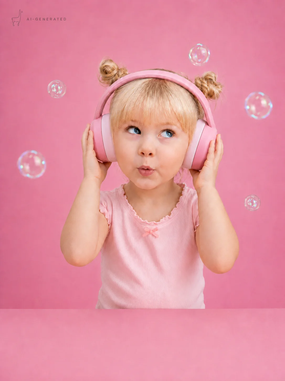 Lalarma ANC hybrid headphones - Rose