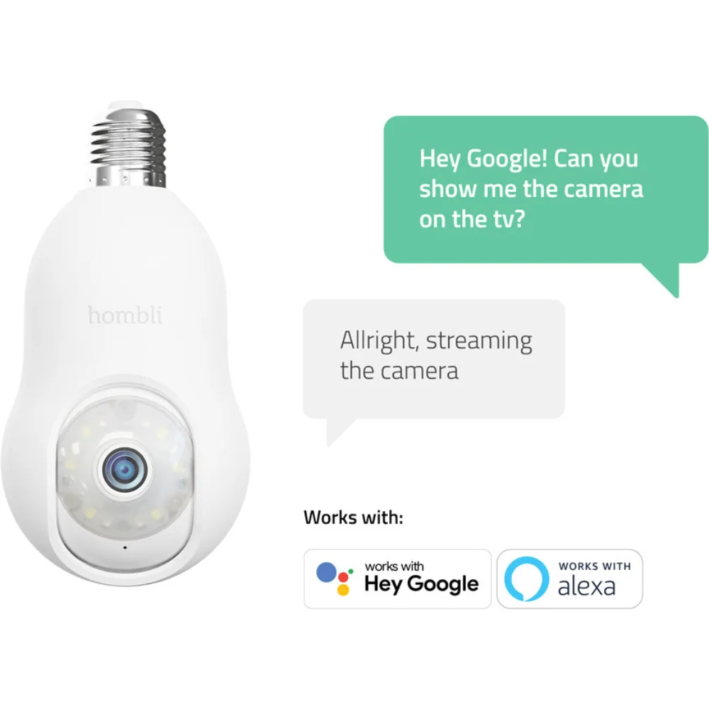 Hombli Smart Bulb Camera
