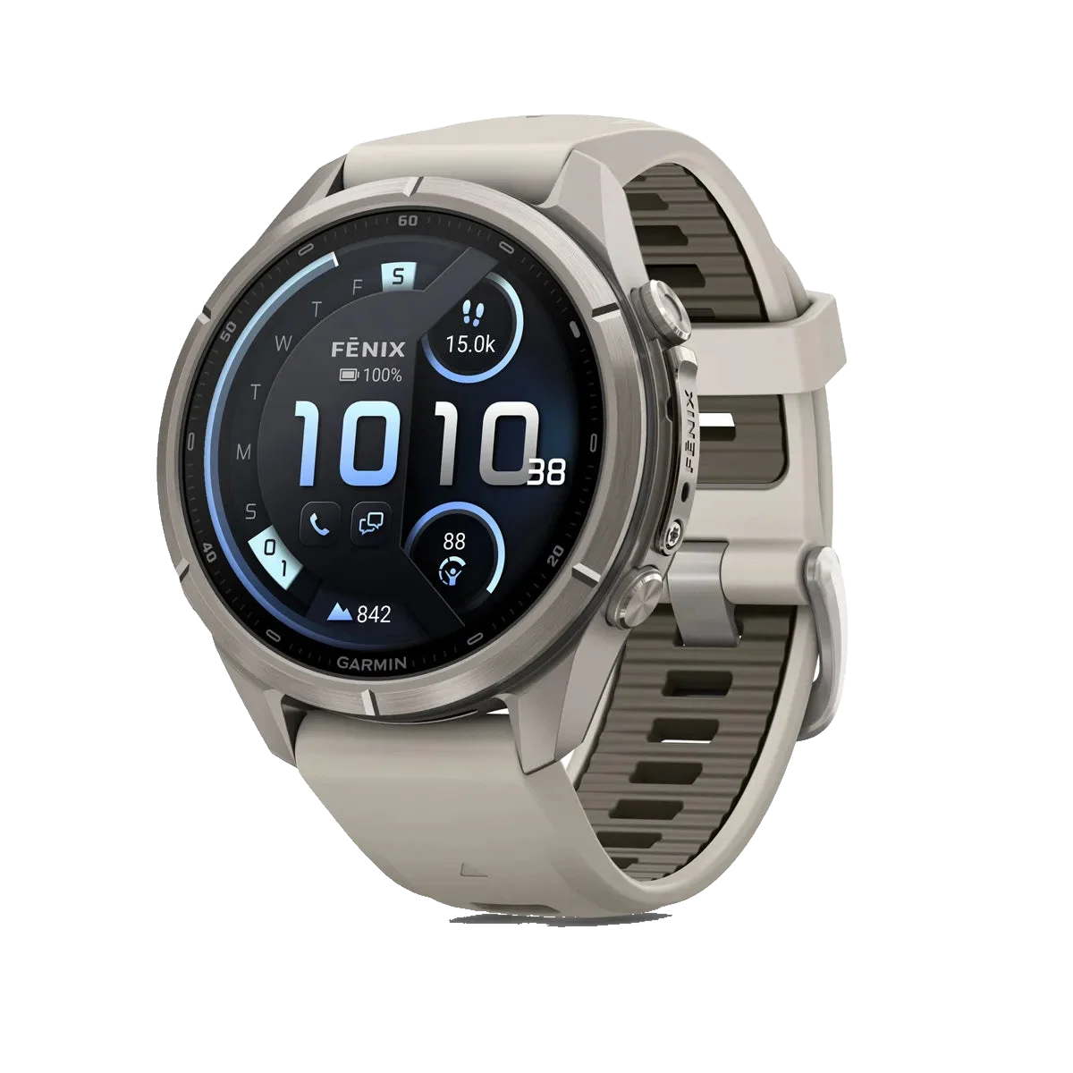 Garmin Fenix 9 Pro 43mm LTE - Grátt