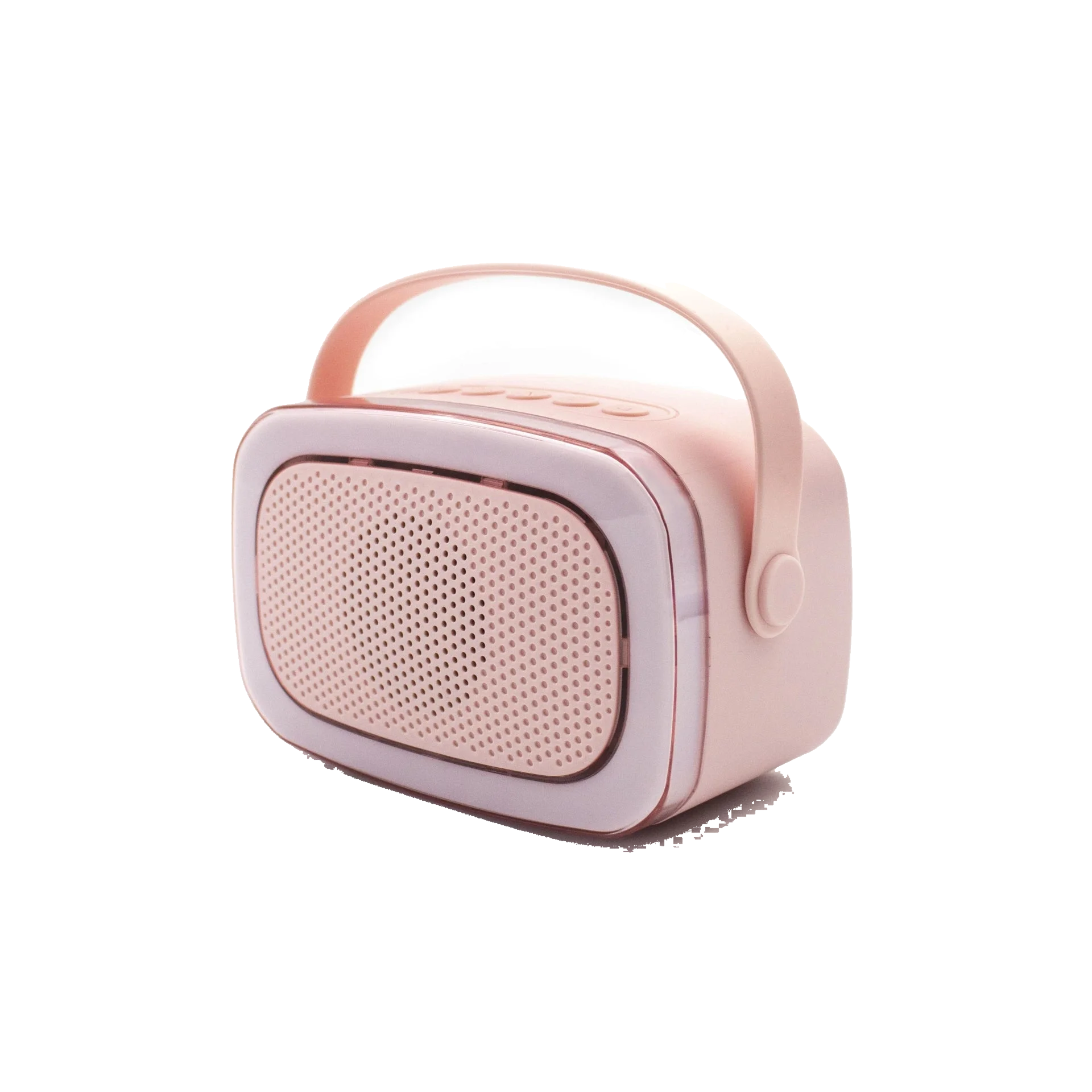 LALARMA KARAOKE WITH LIGHTS AND TWO MICROPHONE - Pink