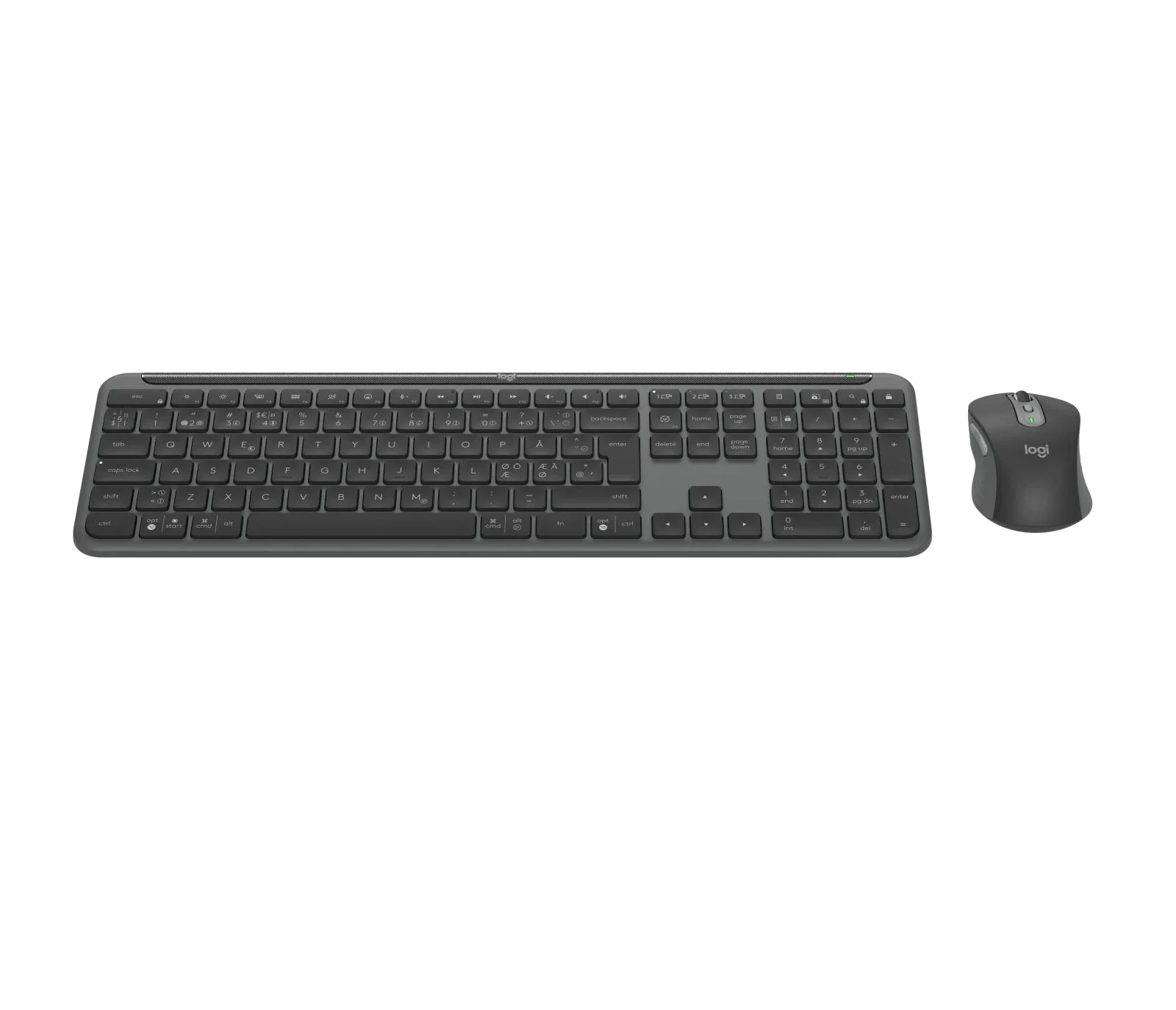 Logitech Signature Slim MK950 Lyklaborð og mús - Nordic