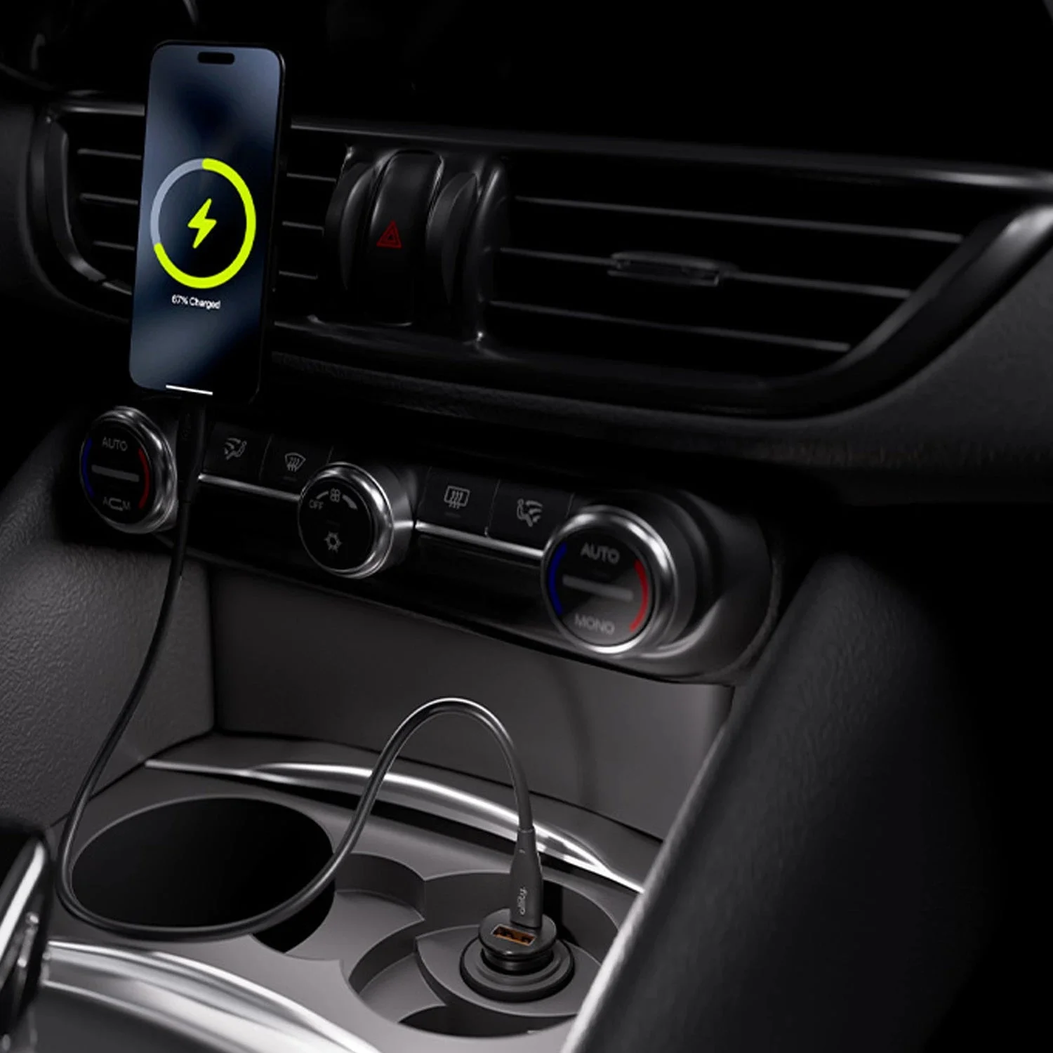 Allity Car Charger USB-C & USB-A 30w