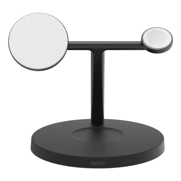 BELKIN 3-I-1 QI2 15W Hleðslustandur - Svartur