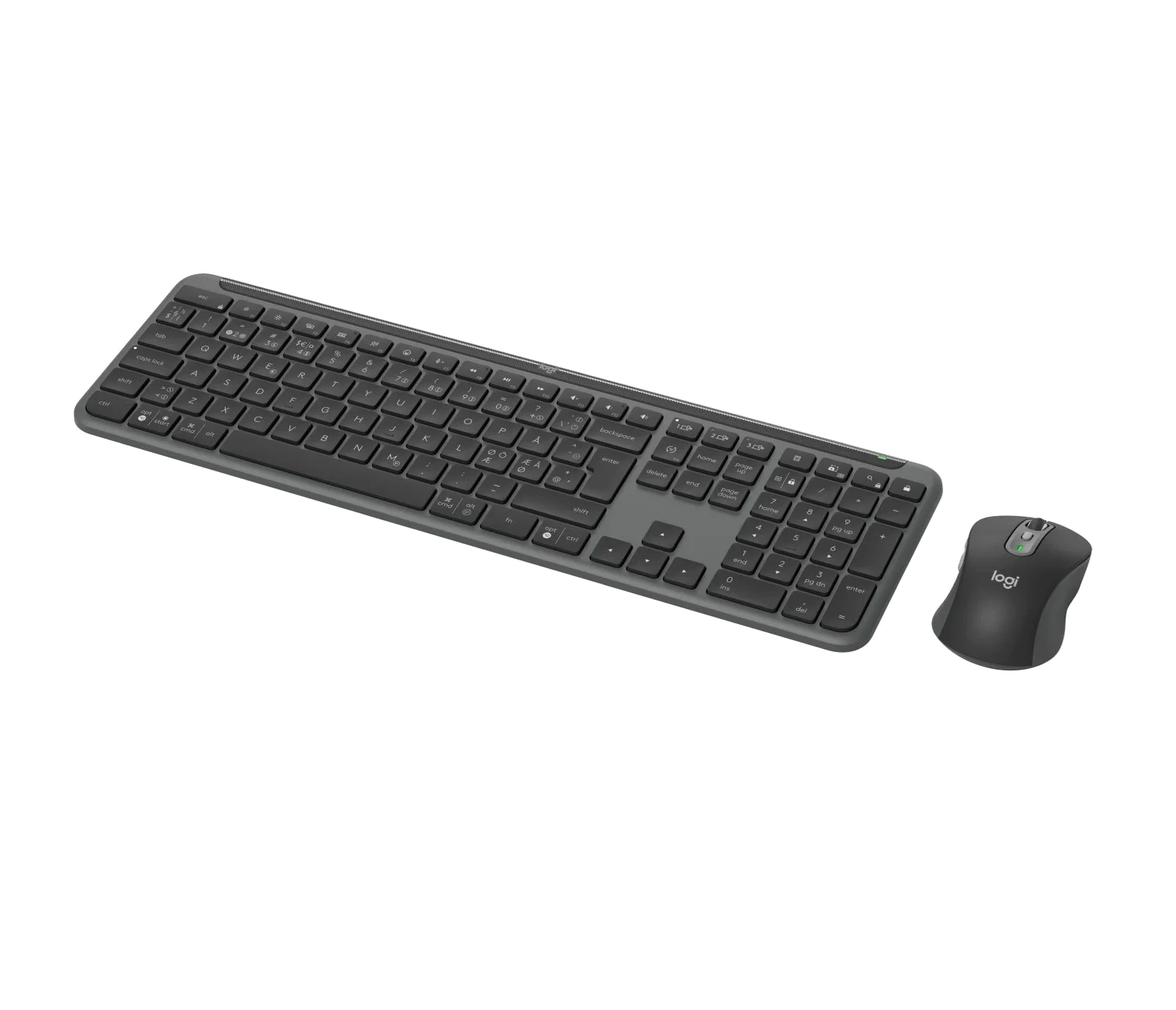 Logitech Signature Slim MK950 Lyklaborð og mús - Nordic