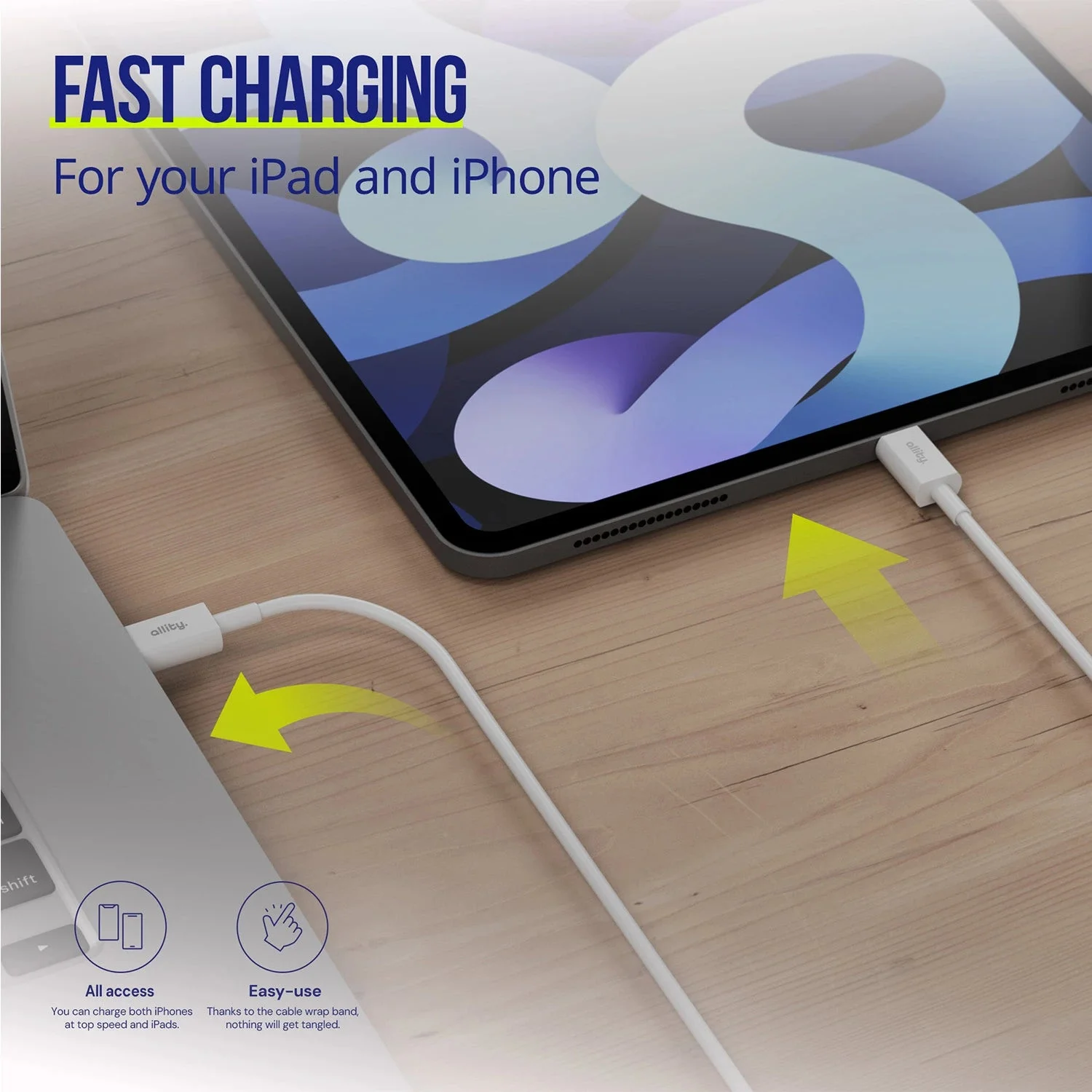 Allity USB-C - Lightning 2m 27W
