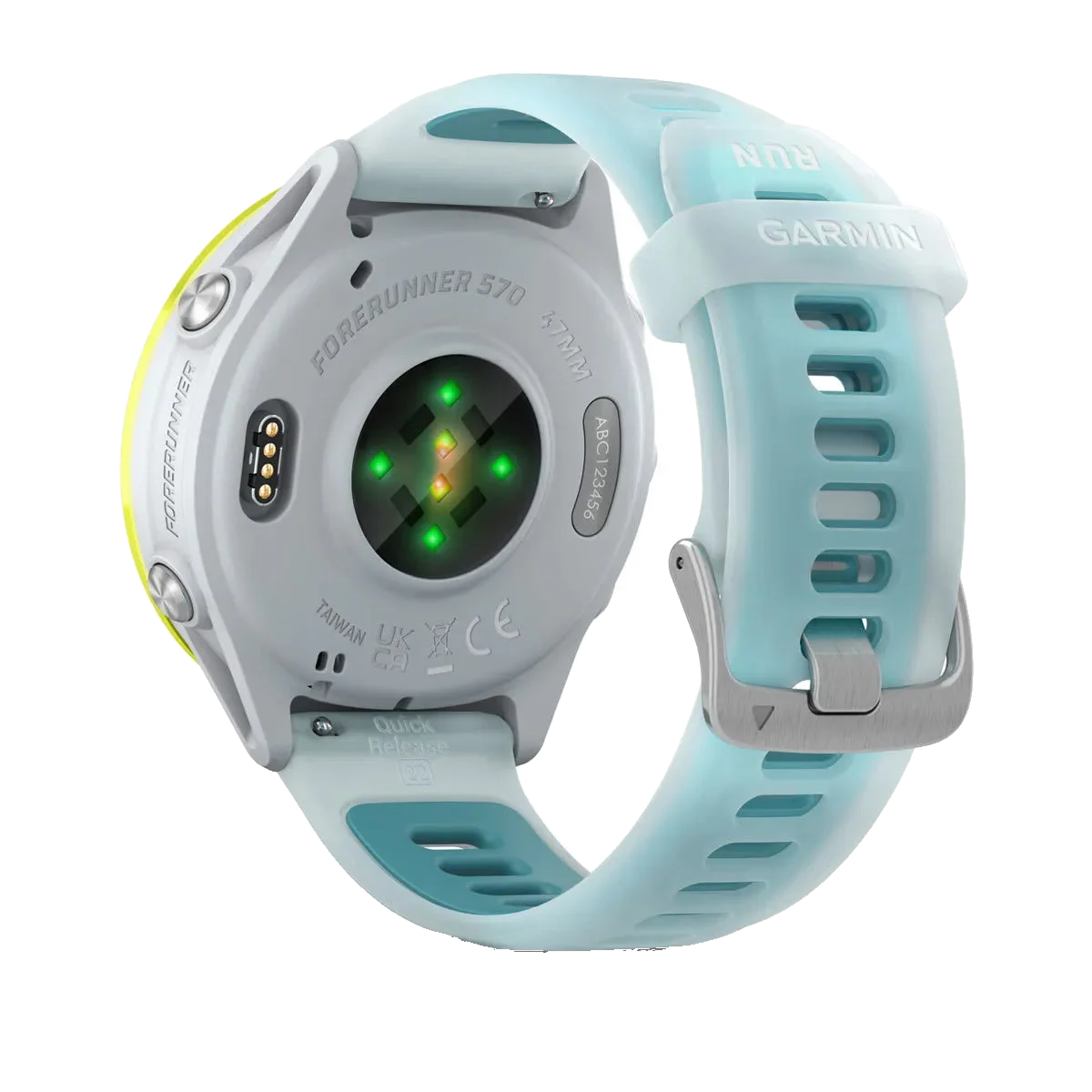 Garmin Forerunner 570 47mm - Steinhvítt/Grænblátt