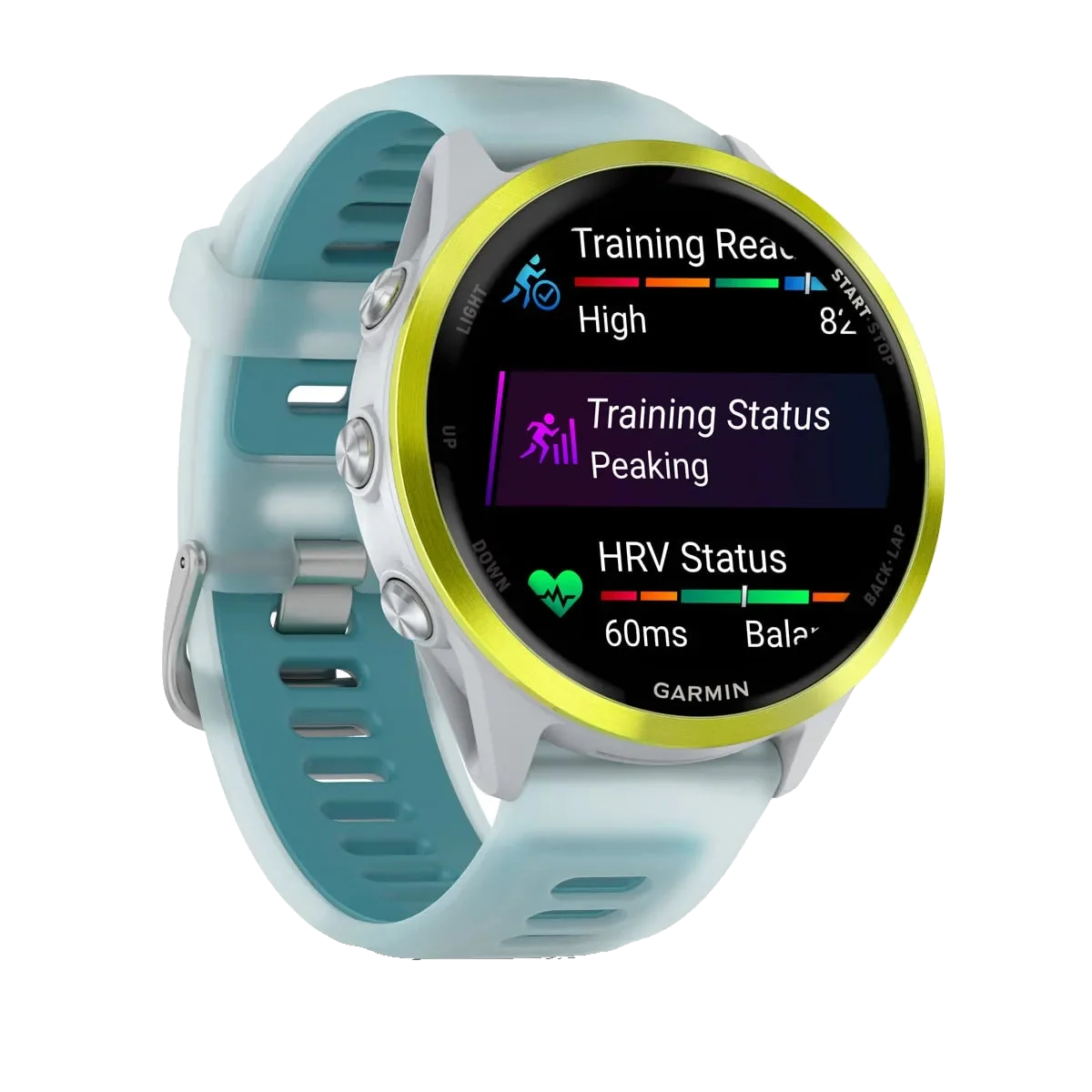 Garmin Forerunner 570 47mm - Steinhvítt/Grænblátt