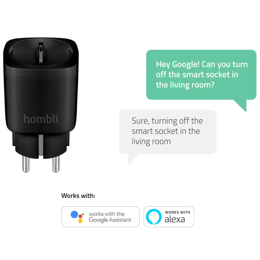 Hombli Smart Socket - Svört