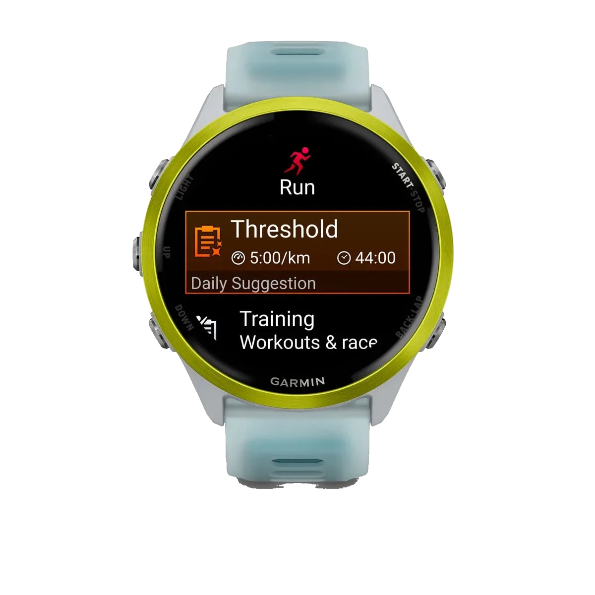 Garmin Forerunner 570 47mm - Steinhvítt/Grænblátt