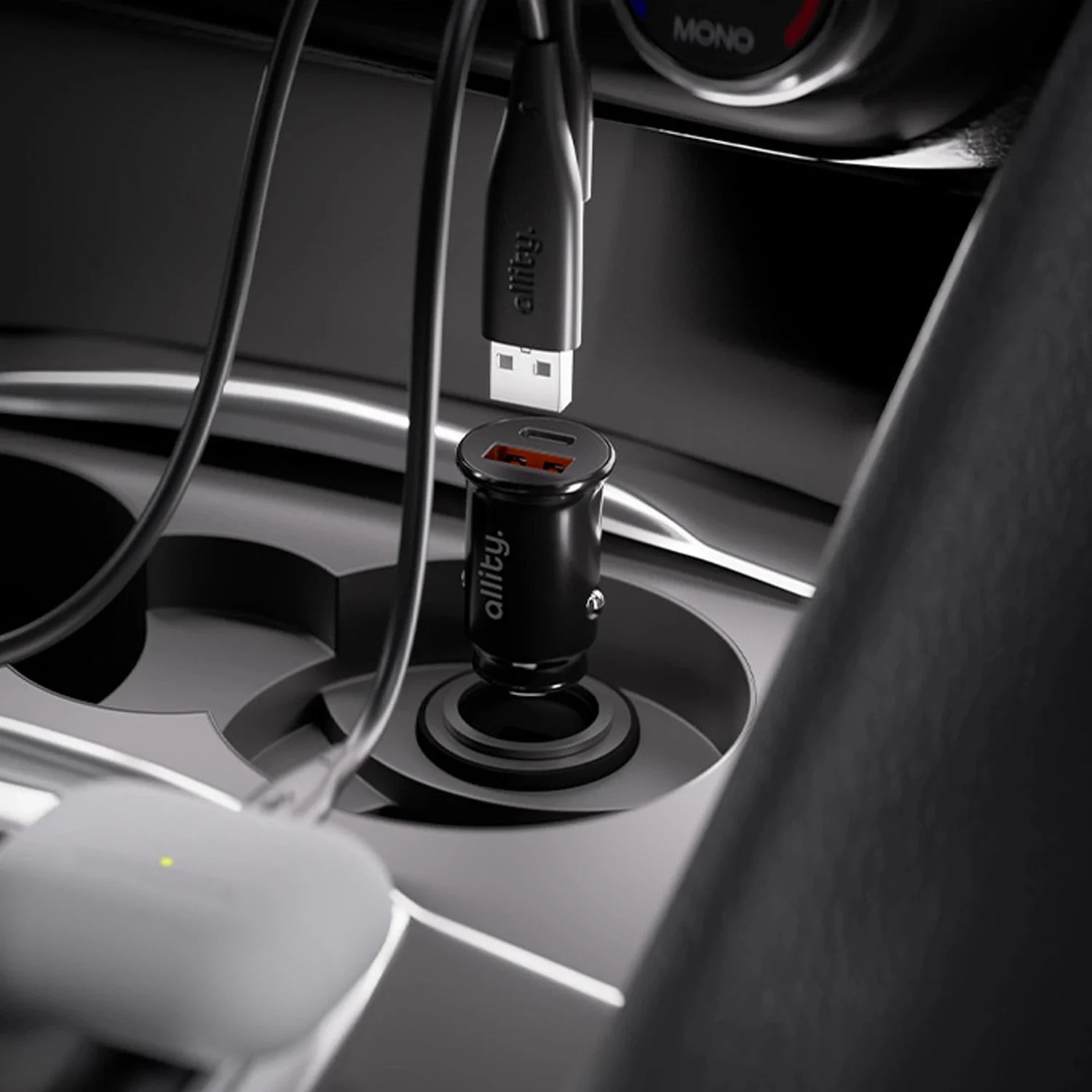Allity Car Charger USB-C & USB-A 30w