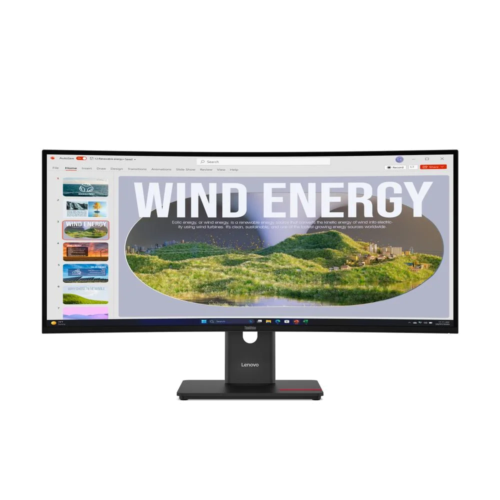 Lenovo ThinkVision P34w 34" 3440x1440 3800R USB-C/DP/HDMI 60Hz