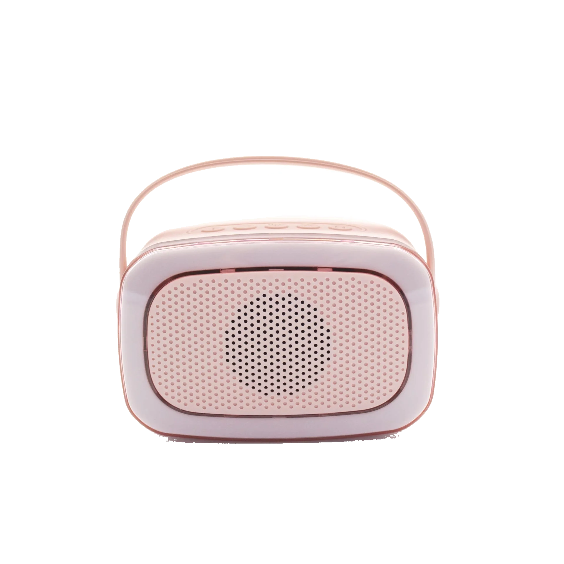 LALARMA KARAOKE WITH LIGHTS AND TWO MICROPHONE - Pink
