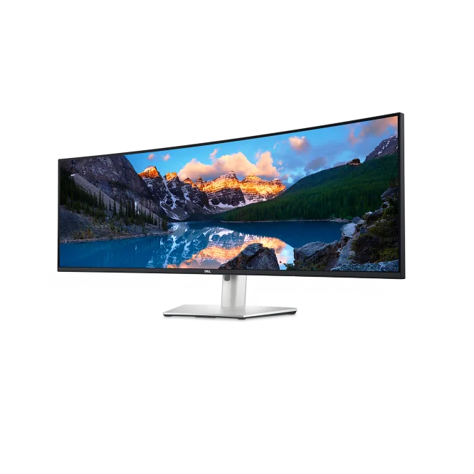 Dell UltraSharp 49" WQHD+ USB-C sveigður