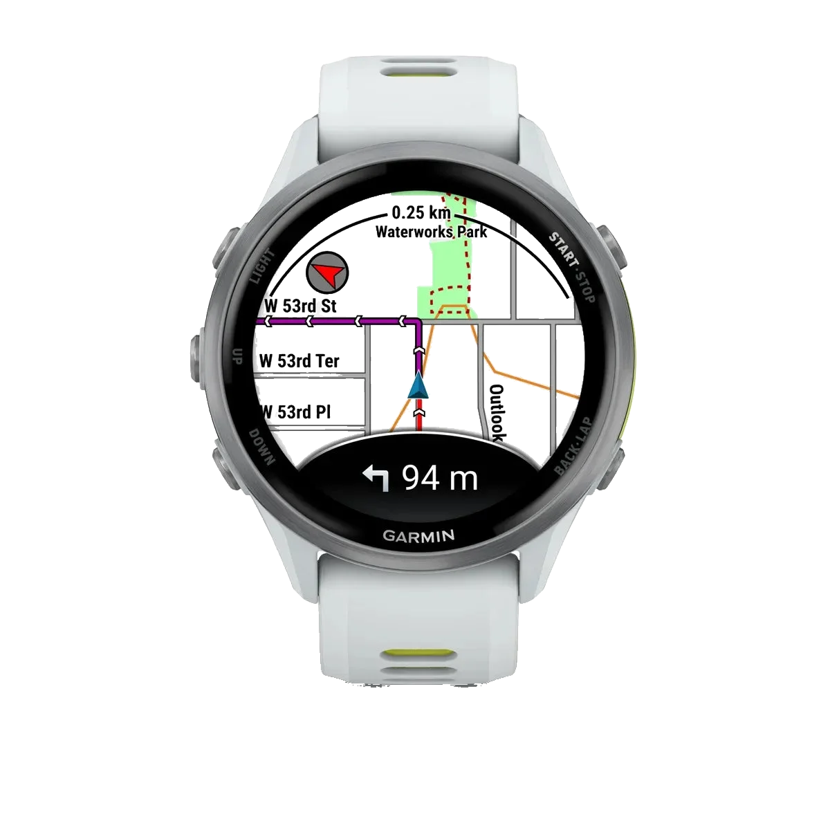 Garmin Forerunner 970 47mm - Hvítt
