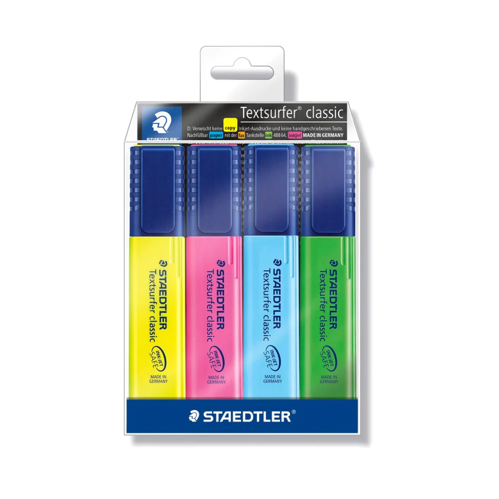 Staedtler áherslupennar (4 saman)
