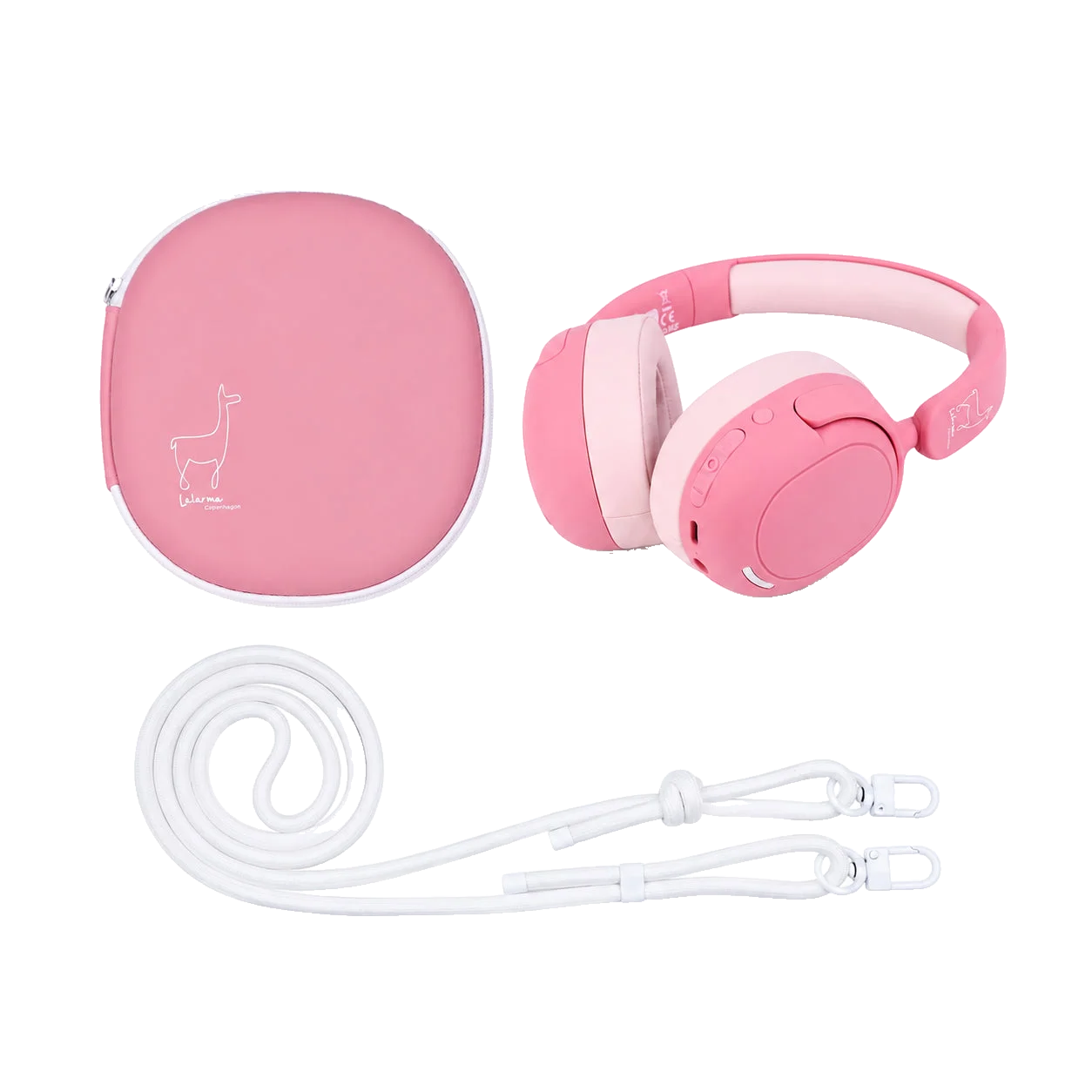 Lalarma ANC hybrid headphones - Rose
