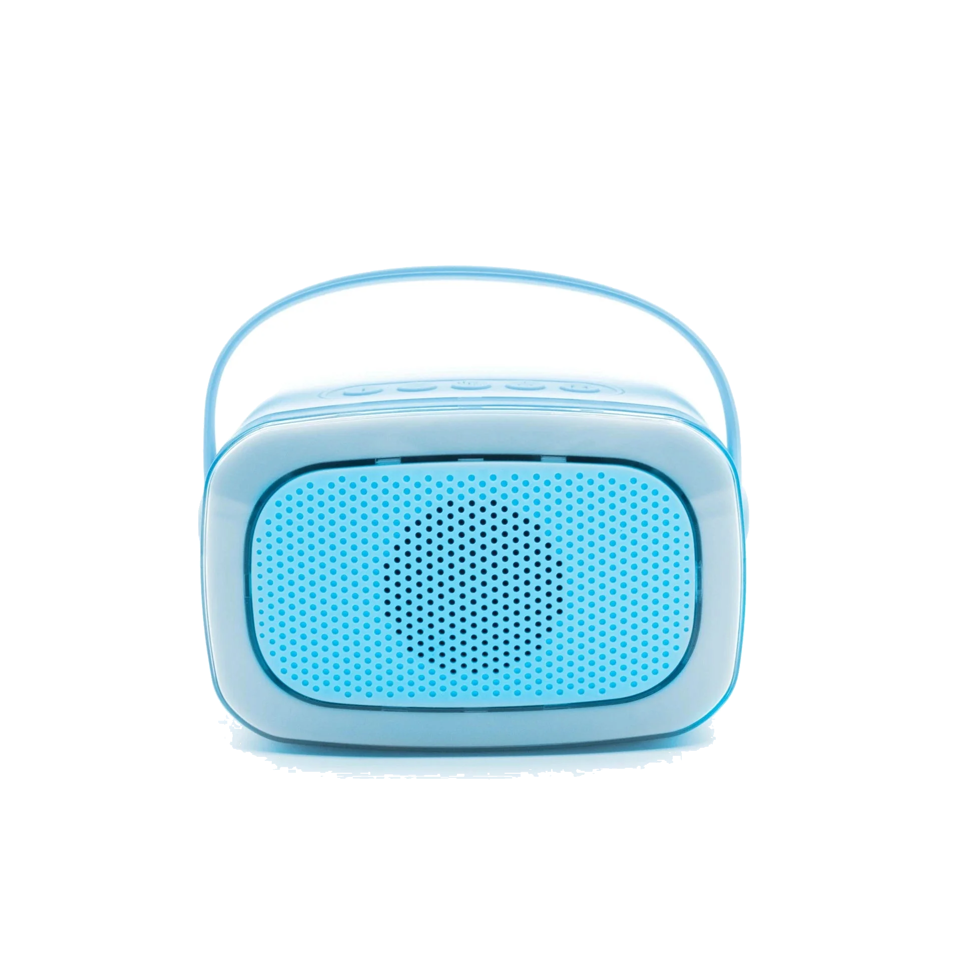 LALARMA KARAOKE WITH LIGHTS AND TWO MICROPHONE - BLUE