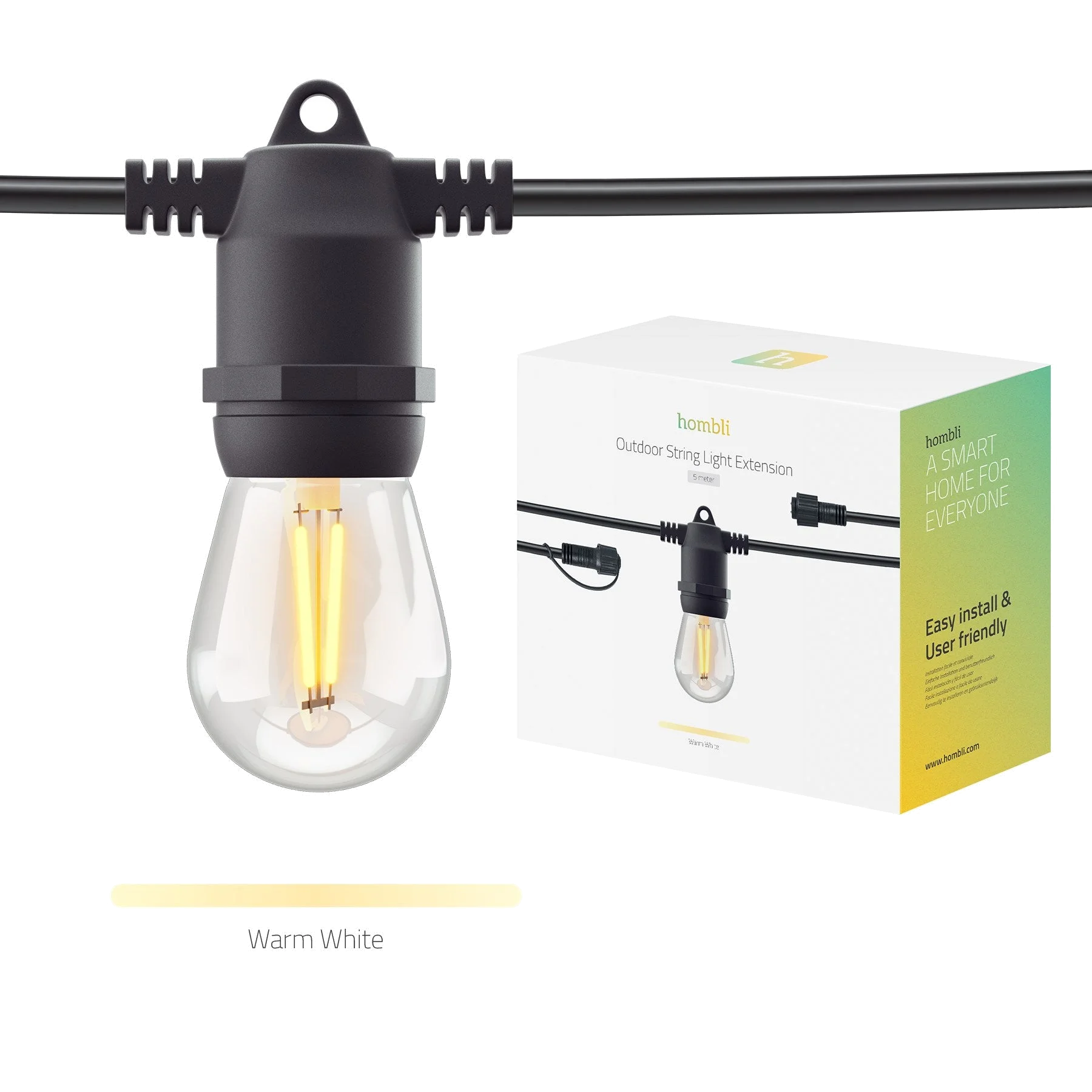 Hombli Smart Outdoor Light String Extension (5m)