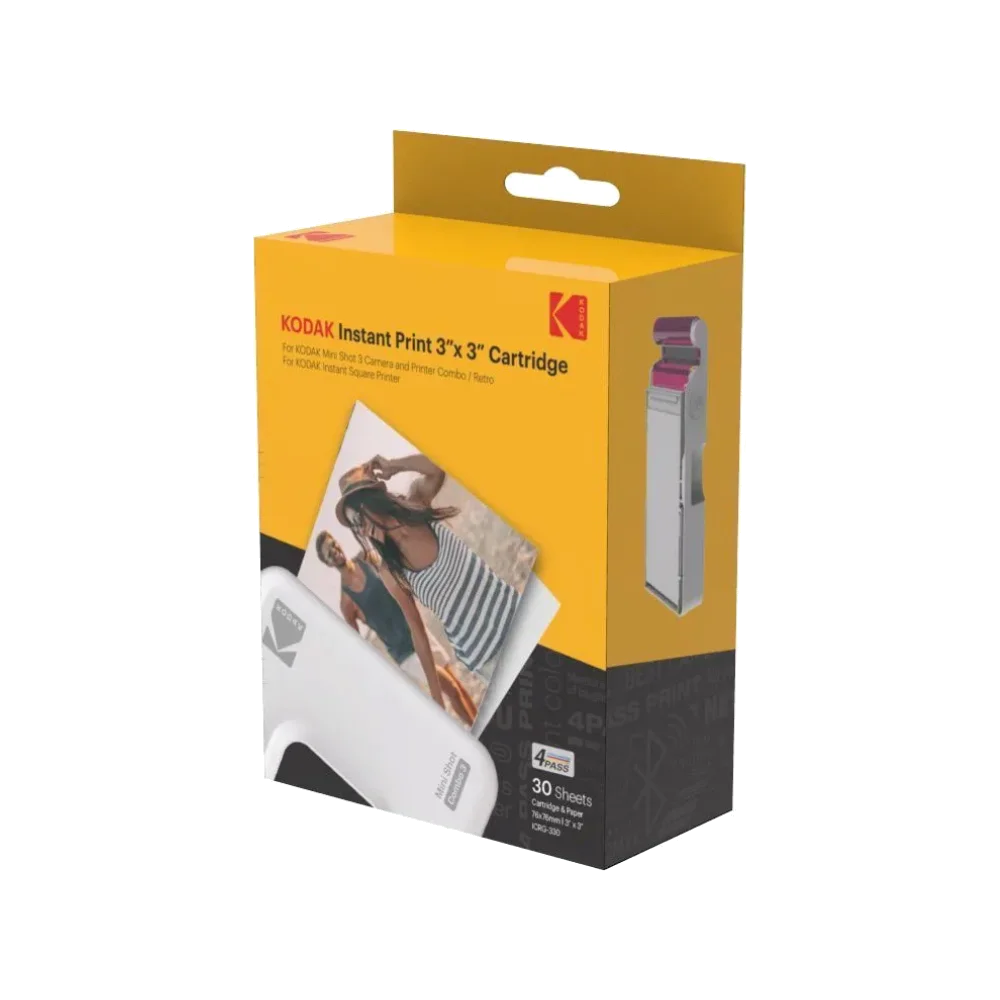 Kodak Instant Print Cartridge 4Pass 3'' x 3'' 3x10 sheets