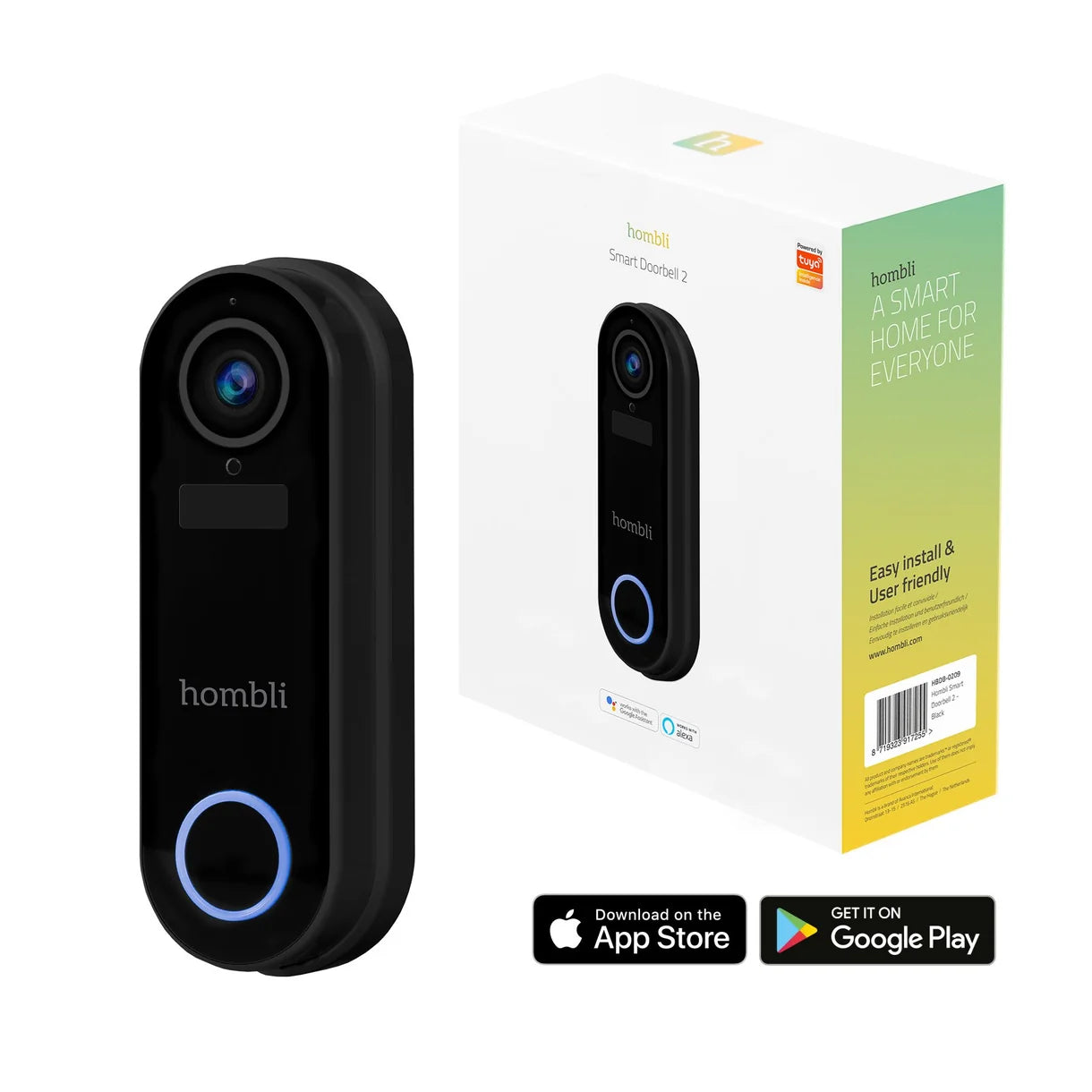 Hombli Smart Doorbell 2, White