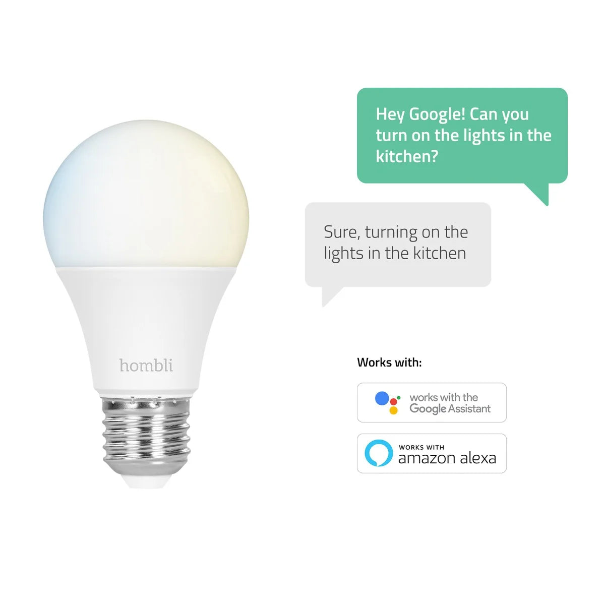 HOMBLI Smart Bulb 9W CCT (E27) 1+1