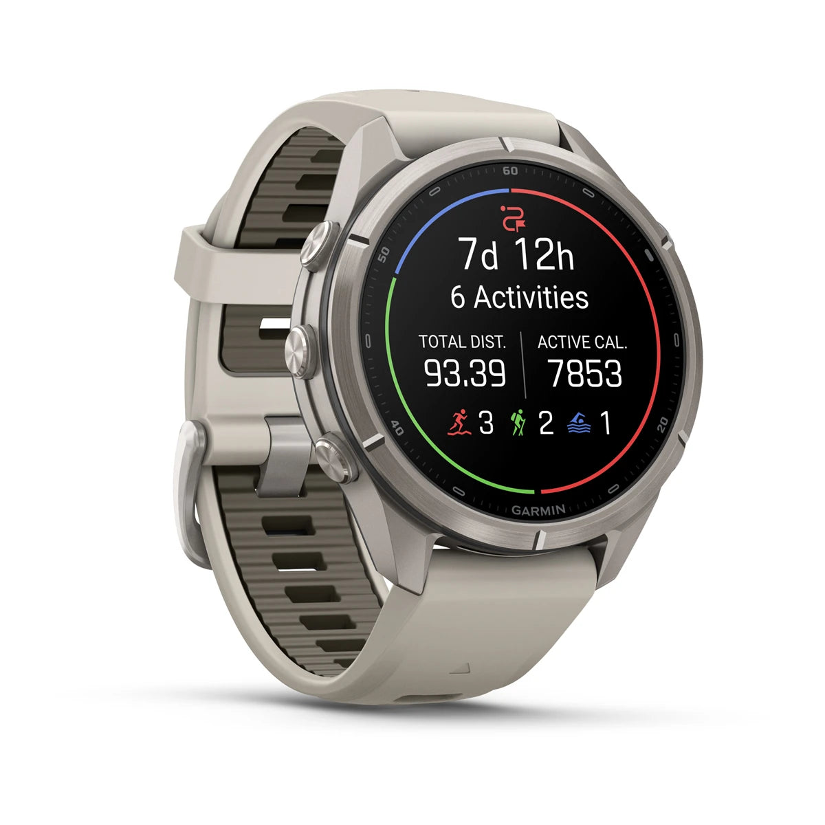 Garmin Fenix 9 Pro 43mm LTE - Grátt
