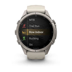 Garmin Fenix 9 Pro 43mm LTE - Grátt