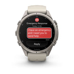 Garmin Fenix 9 Pro 43mm LTE - Grátt