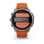 Garmin Fenix 9 Pro 47mm LTE - Grátt/appelsínugult