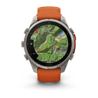 Garmin Fenix 9 Pro 47mm LTE - Grátt/appelsínugult