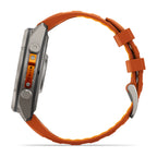 Garmin Fenix 9 Pro 47mm LTE - Grátt/appelsínugult