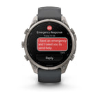 Garmin Fenix 9 Pro 51mm LTE - Grátt/Grafít