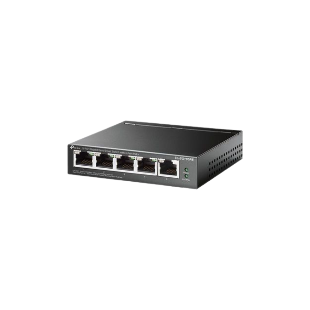 TP-Link Switch PoE 5port TL-SG105PE m 4xPoE Smart