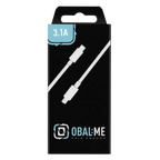 OBAL:ME FAST CHARGE USB-C to LIGHTNING CABLE 1M - WHITE